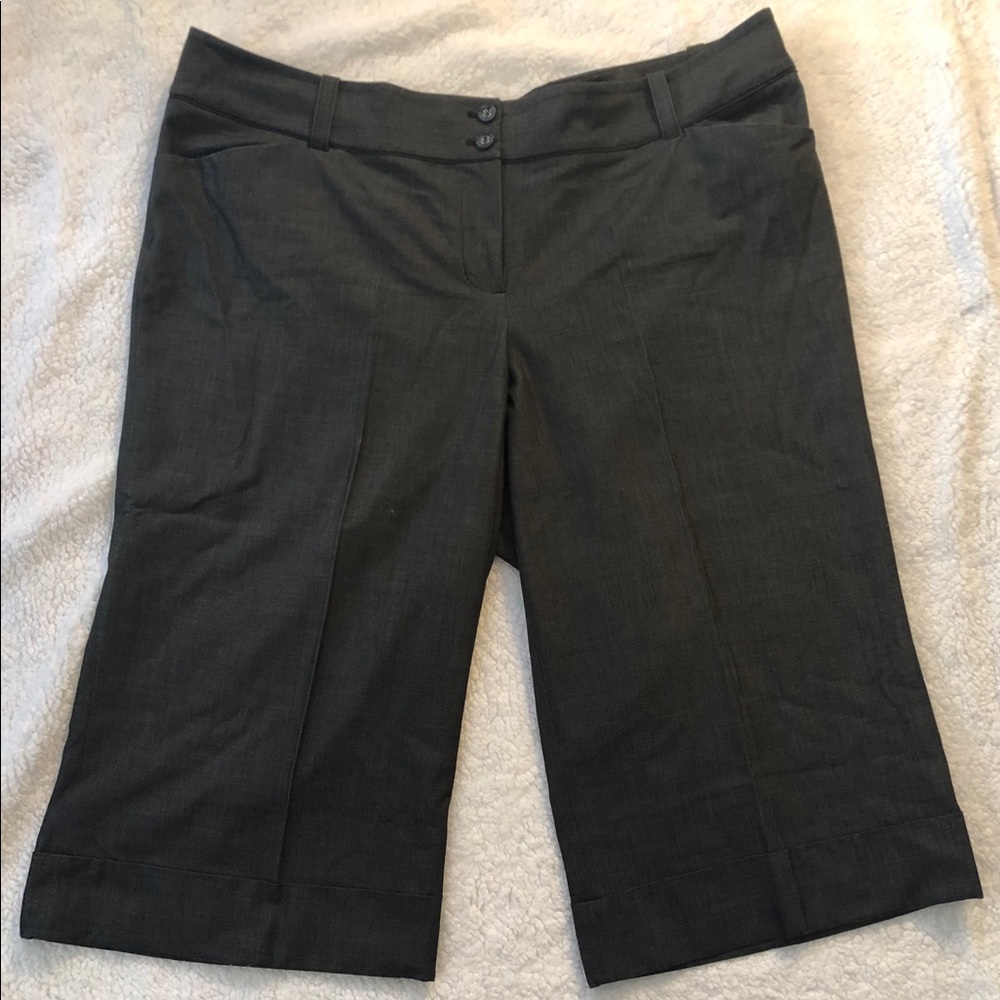 Lane Bryant Wide leg Capri pants